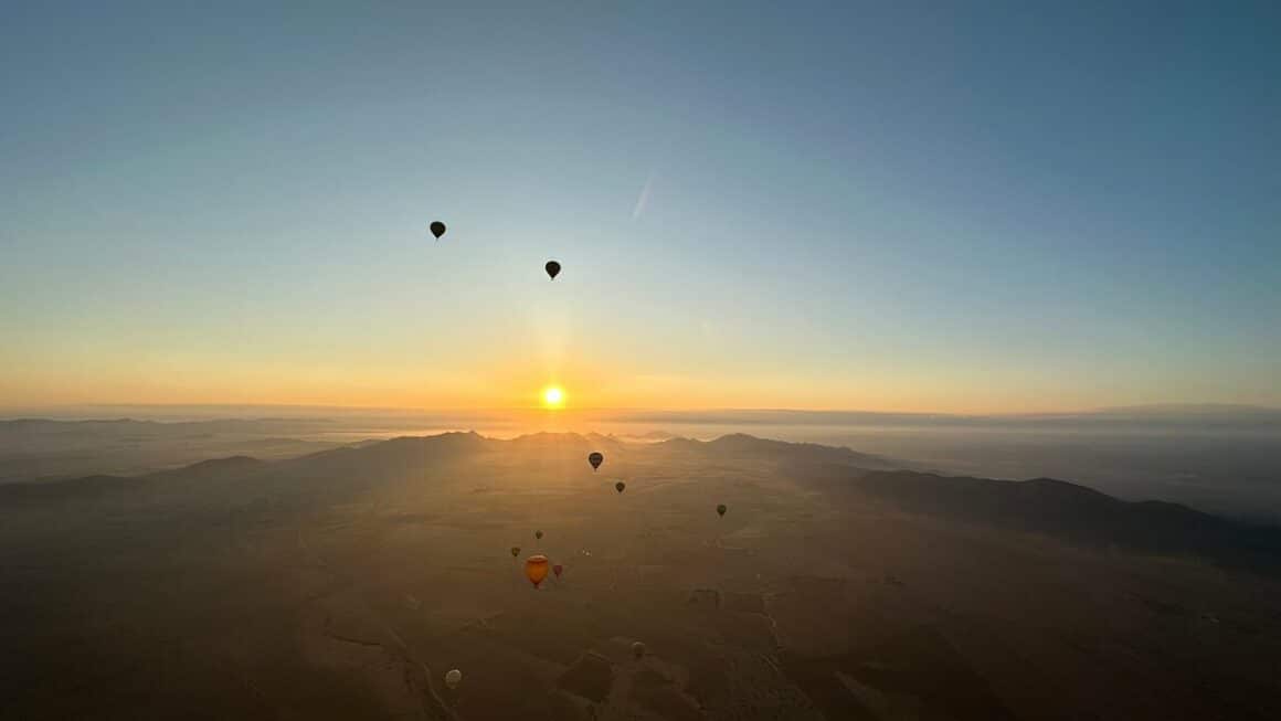 Vol en montgolfière au-dessus de Marrakech